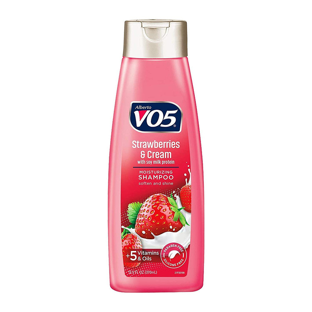 Alberto Vo 5 Moisture Milks Shampoo, Strawberries Cream, 12.5 Oz